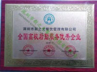 全國高校后勤優秀服務企業